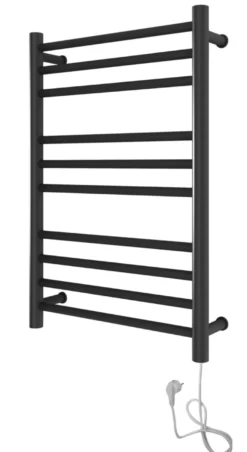 ADORA® elektrisk håndkletørker 77,5 x 50 cm svart