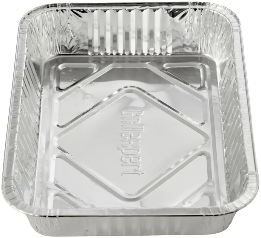 Aluminiumsform 24,5 x 17,5 cm 5 stk. - Grillexpert