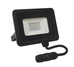 Arbeidslampe inkl. 20 W LED-pære svart