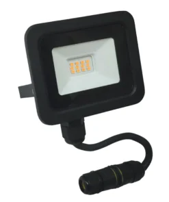 Arbeidslampe inkl. 10 W LED-pære svart