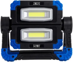 Arbeidslampe LED 2 x 5 W foldbar