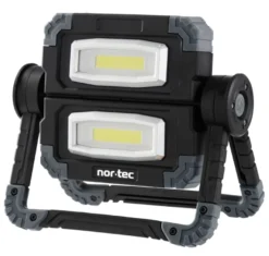 Arbeidslampe LED 2 x 5 W foldbar
