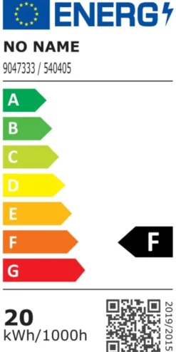 Arbeidslampe med sensor inkl. 20 W LED-pære