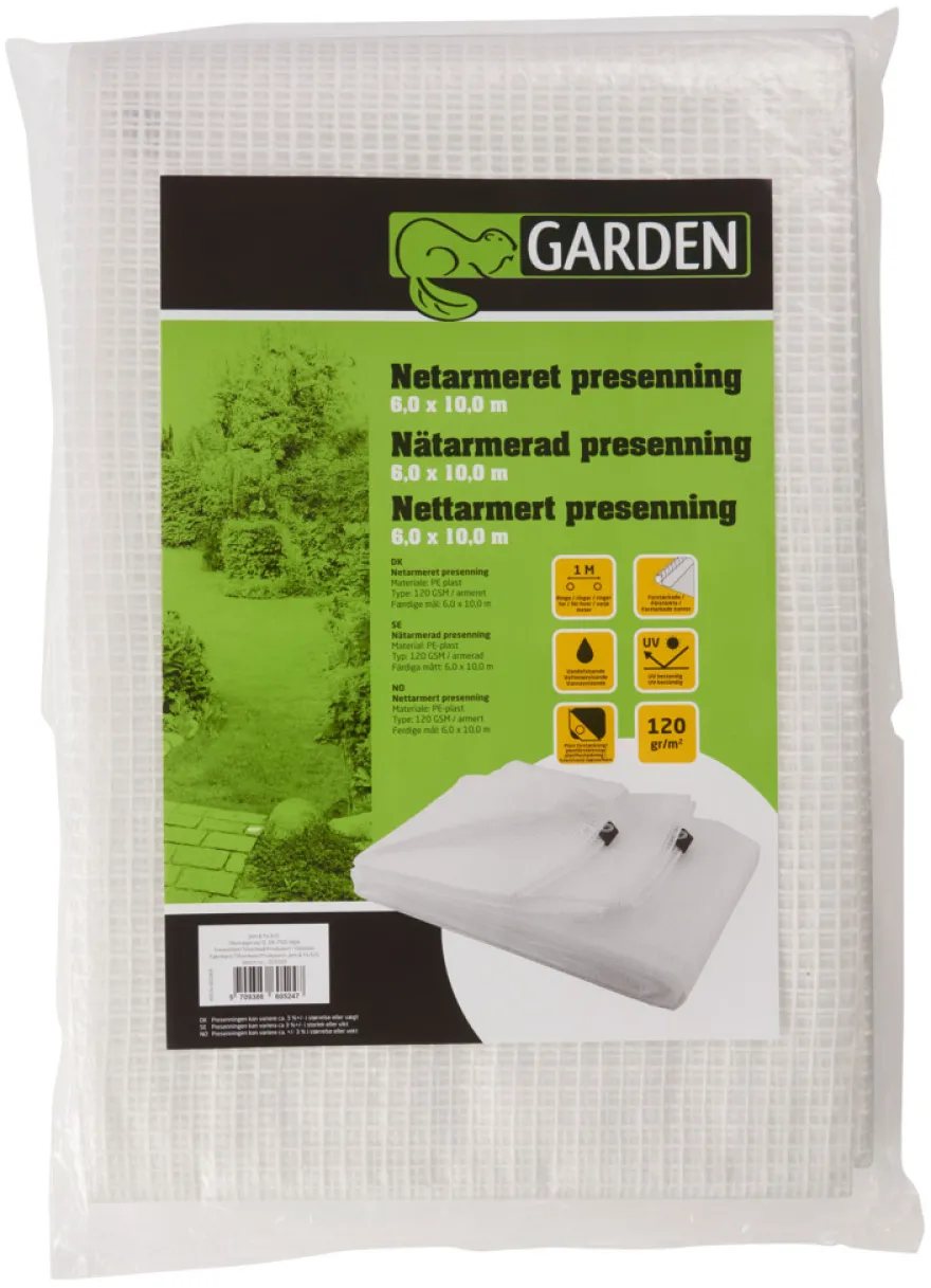 Armert presenning 600 x 1000 cm 60 m² - Garden®