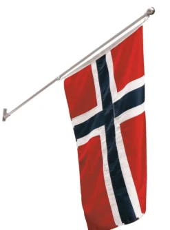 Balkongflagg 100 x 72 cm snurrefritt