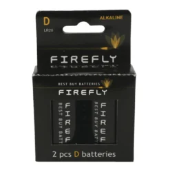 Batteri alkalisk D LR20 2-pk. - Firefly