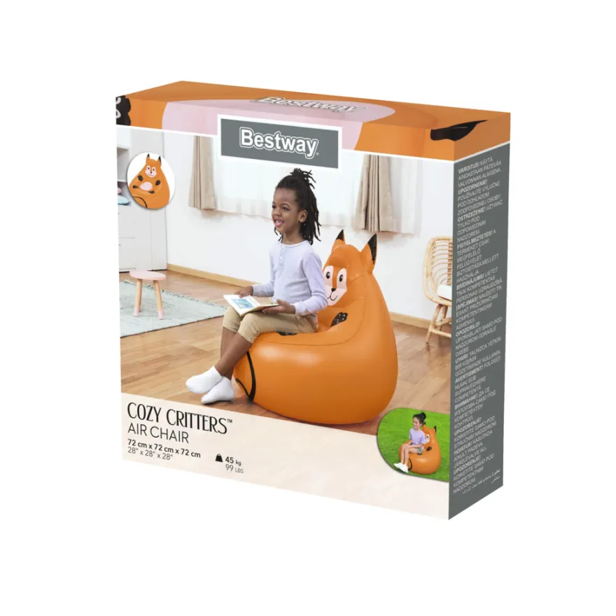 Bestway Cozy Critters oppblåsbar stol rev