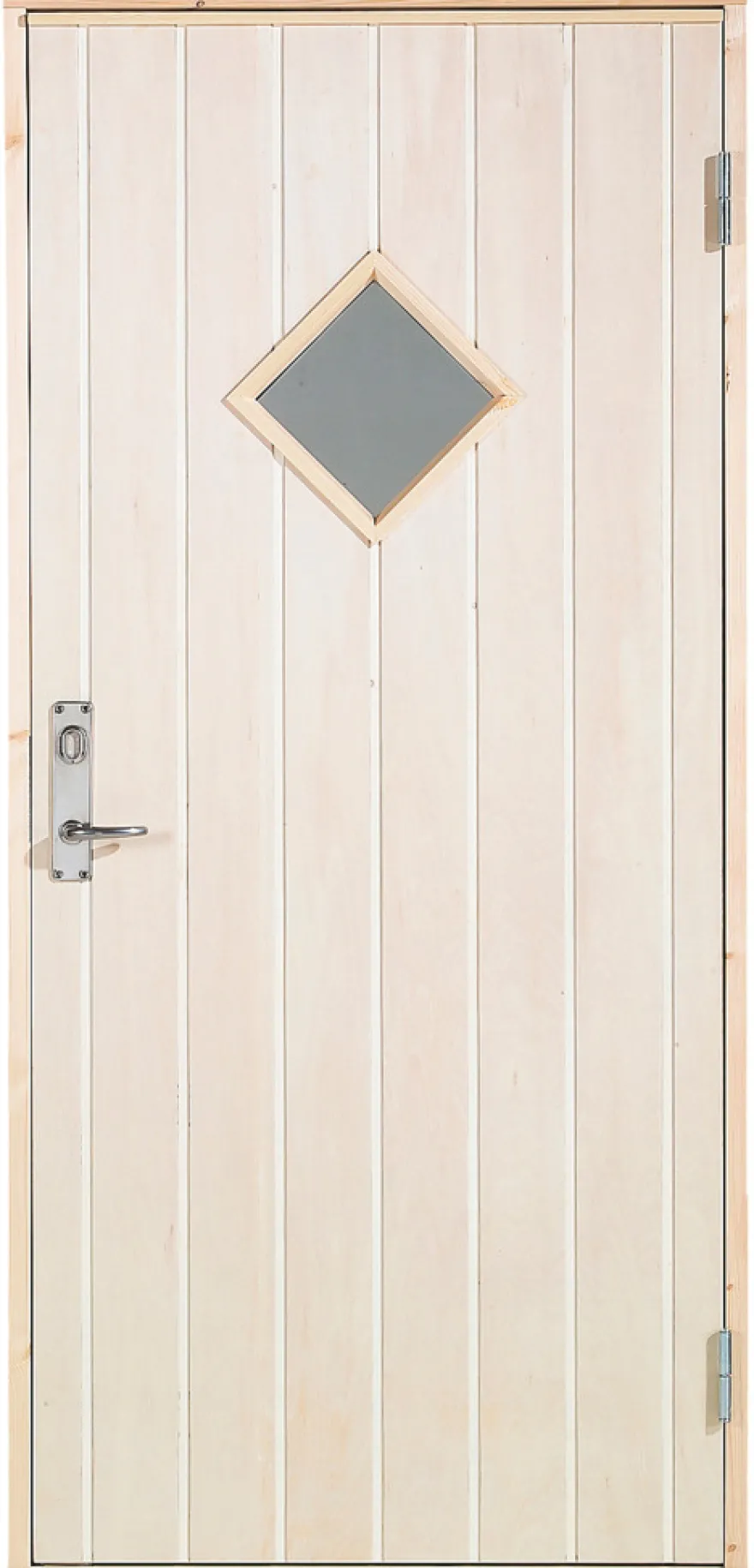 Boddør med vindu høyrehengt 94,8 x 205 cm