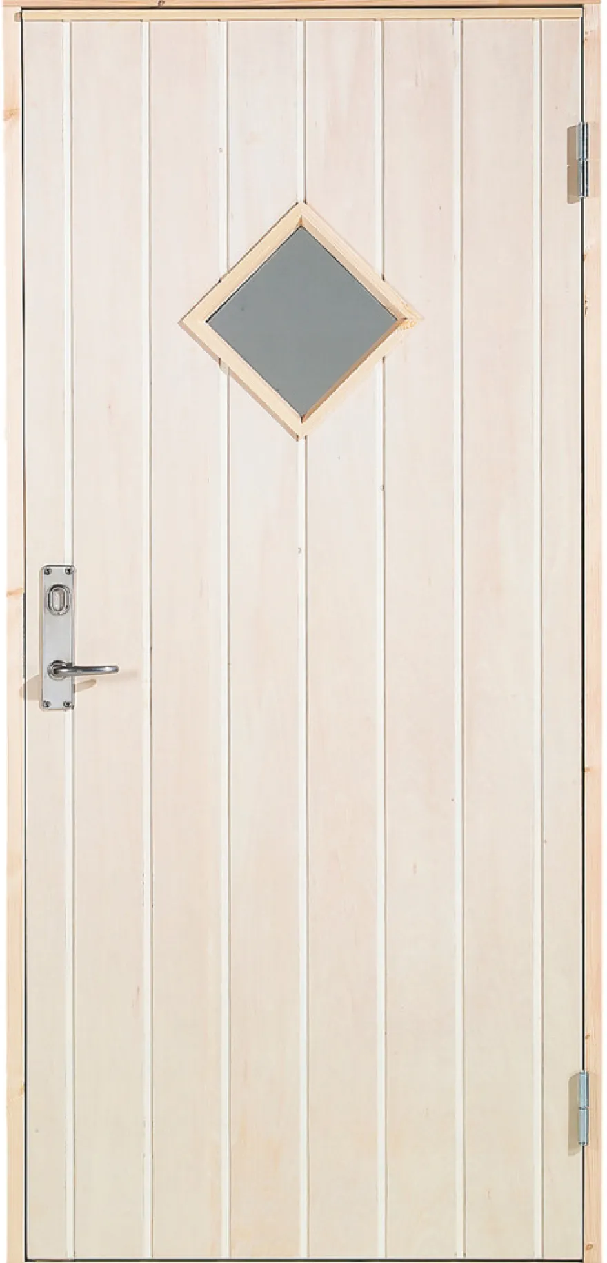 Boddør med vindu venstrehengt 94,8 x 205 cm