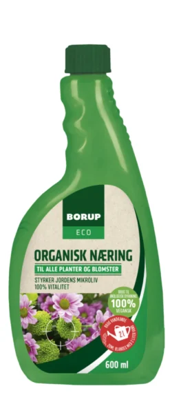 Borup ECO økologisk næring gjødsel til blomster 600 ml