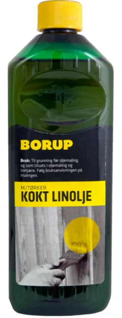 Borup kokt linolje m/tørker 500 ml