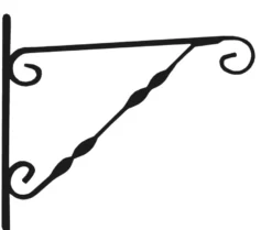 Brakett svart 30-35 cm