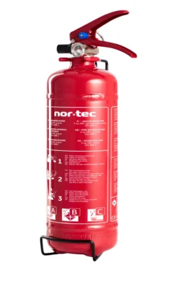 Brannslukker pulver 2 kg - Nor-Tec