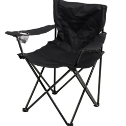 Campingstol med armlener og koppholder – Sunlife®