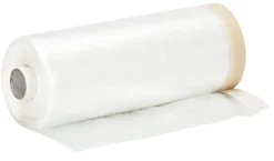 Dekkfolie med tape 140 cm x 33 meter