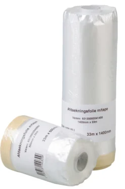 Dekkfolie med tape 55 cm x 33 meter