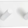 Dobbel krok selvklebende 90 mm - hvit