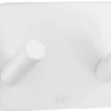 Dobbel krok selvklebende 96mm - hvit
