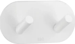 Dobbel krok selvklebende 96mm - hvit
