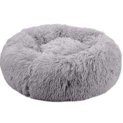 Donut hundeseng lys grå Ø60 cm