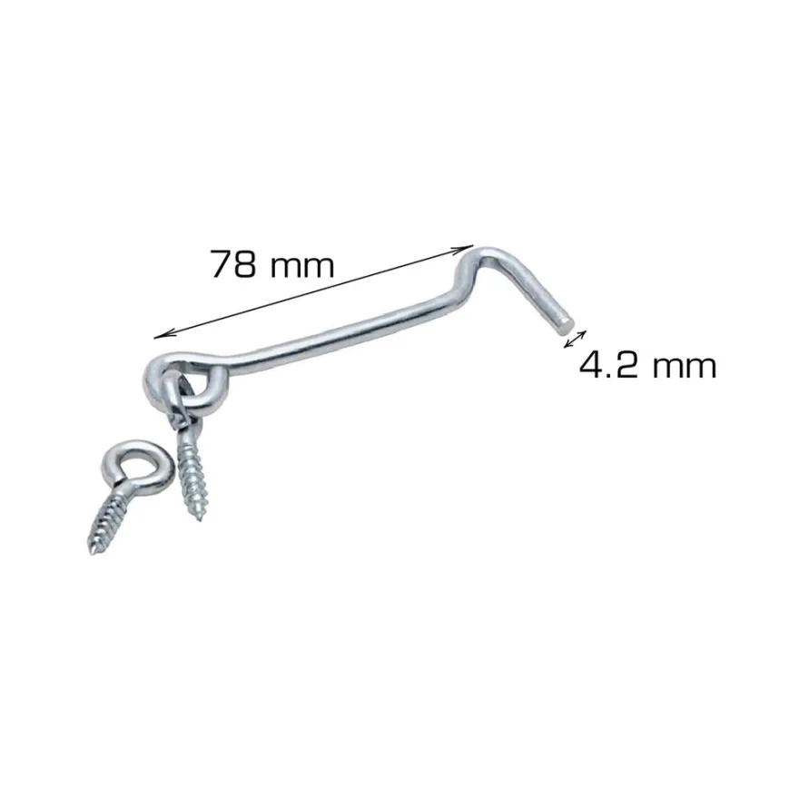 Dørkrok 78 mm elforsinket 2 stk.