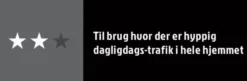 Dørmatte grå kunststoff 45 x 75 cm