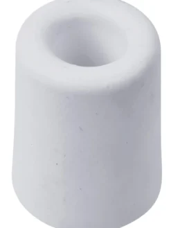 Dørstopper Ø40 x H75 mm hvit plast