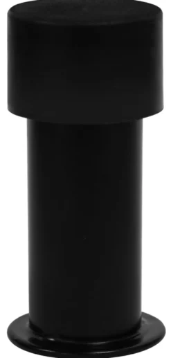 Dørstopper til gulv matt svart 75 mm