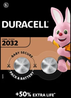 Duracell knappcellebatteri 2032 2-pk.