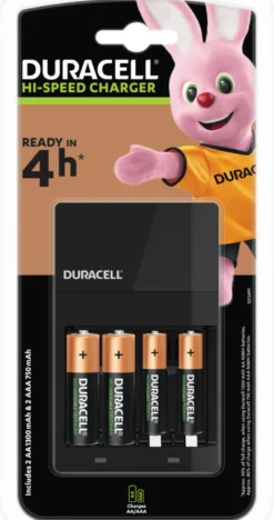 Duracell lader til AA- og AAA-batterier