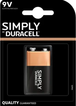 Duracell Plus 9 V alkalisk batteri 1-pk.