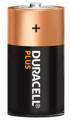 Duracell Plus D alkaliske batterier 2-pk.