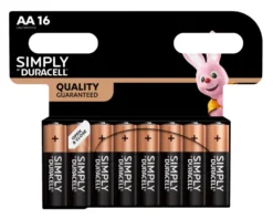 Duracell Simply AA-batteri 16-pk.