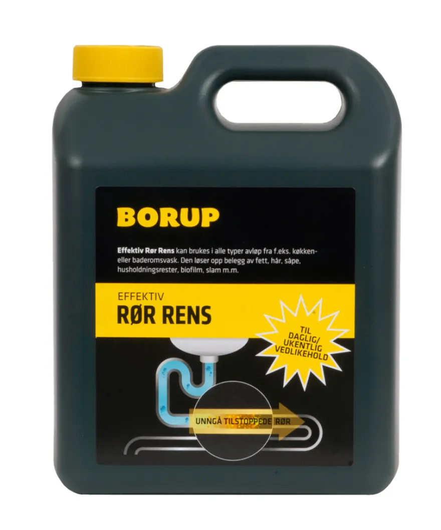 Effektiv rørrens 2,5 liter