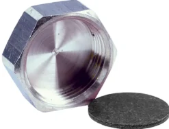 Endemuffe 1/2" krom