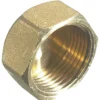 Endemuffe 3/4" messing