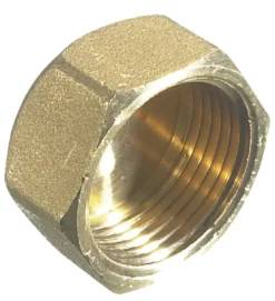 Endemuffe 3/4" messing