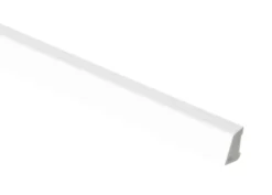 Feielist plast hvit – 10 x 16 x 3000 mm