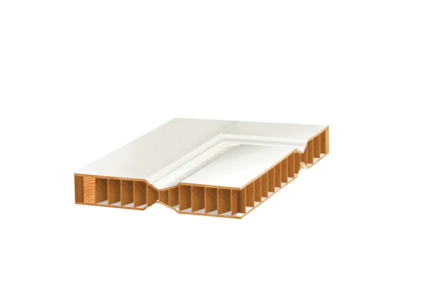 Finlandsdør hvit formpresset dør - 62,6 cm
