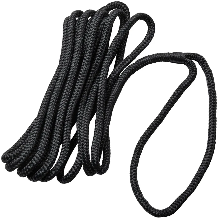 Fortøyningsline svart Ø12 mm x 6 meter