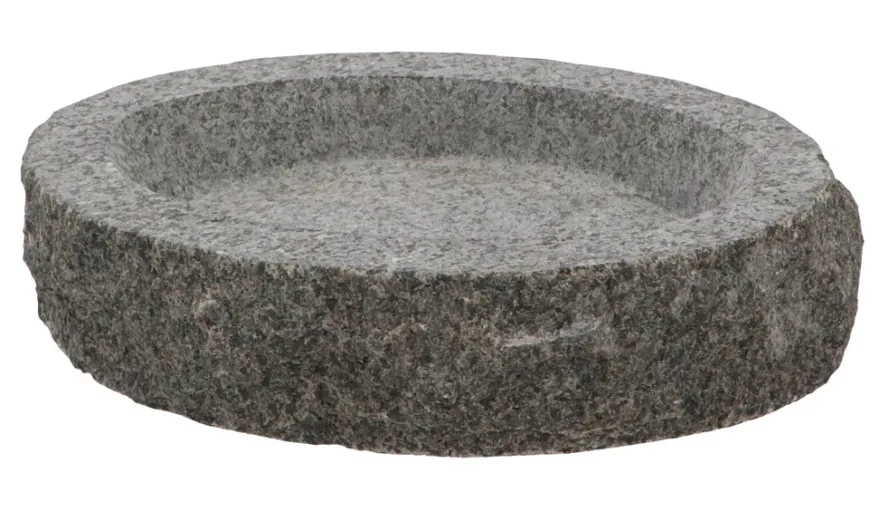 Fuglebad granitt 26 x 17 x 7,4 cm