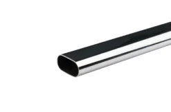 Garderobestang forkrommet 30 x 15 mm