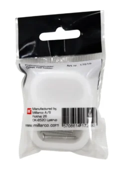 Garderobestangholder oval 2 stk.