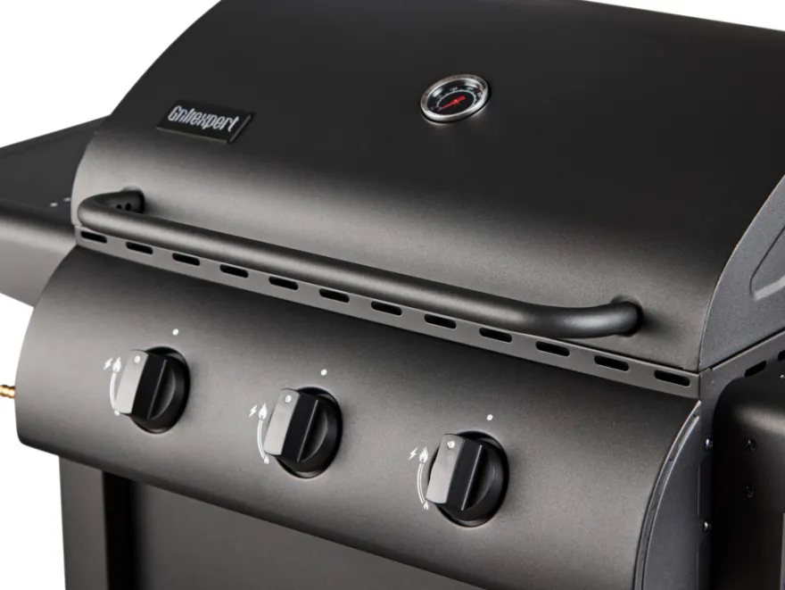 Gassgrill med 3 brennere - Grillexpert