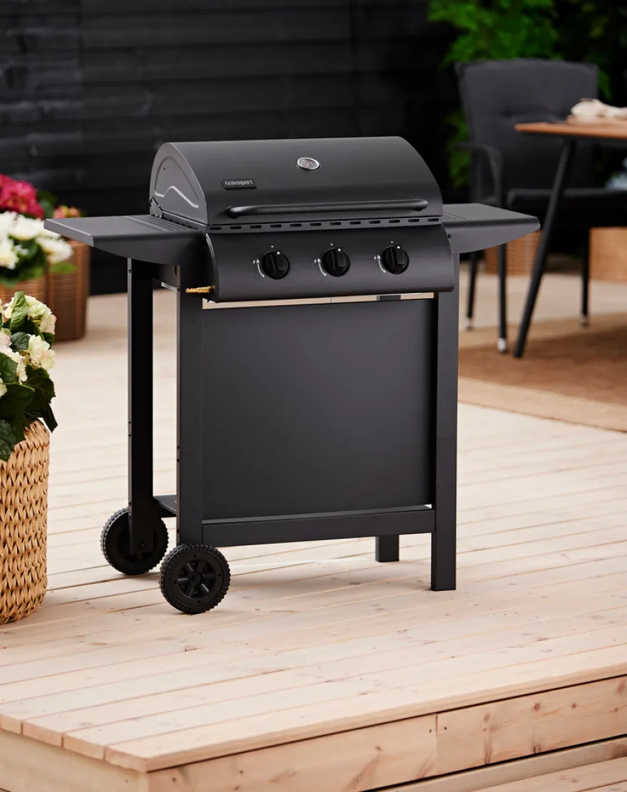 Gassgrill med 3 brennere - Grillexpert