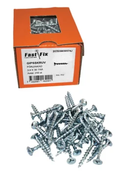 Gipsskrue kombi 3,9 x 32 mm - 250 stk.