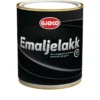 Gjøco Emaljelakk svart 0,75 liter