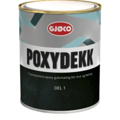 Gjøco Poxydekk lys grå 0,7 liter - Del 1