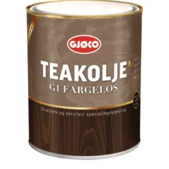 Gjøco Teakolje matt G1 Båtimpregnering 0,75 liter