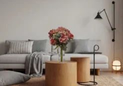 GREENIX kunstig blomsterbukett "Øresund"